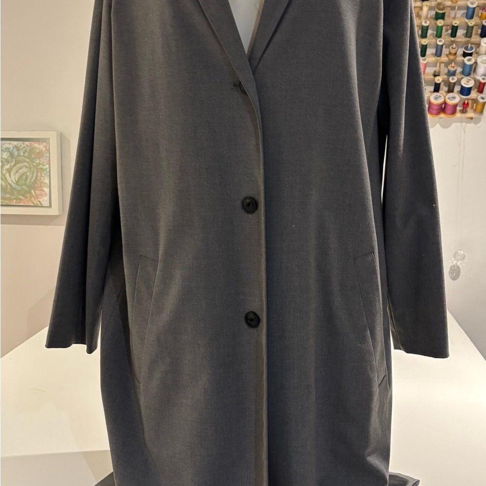 Lacoste Women's Charcoal Trench Coat worn only once so in new condition